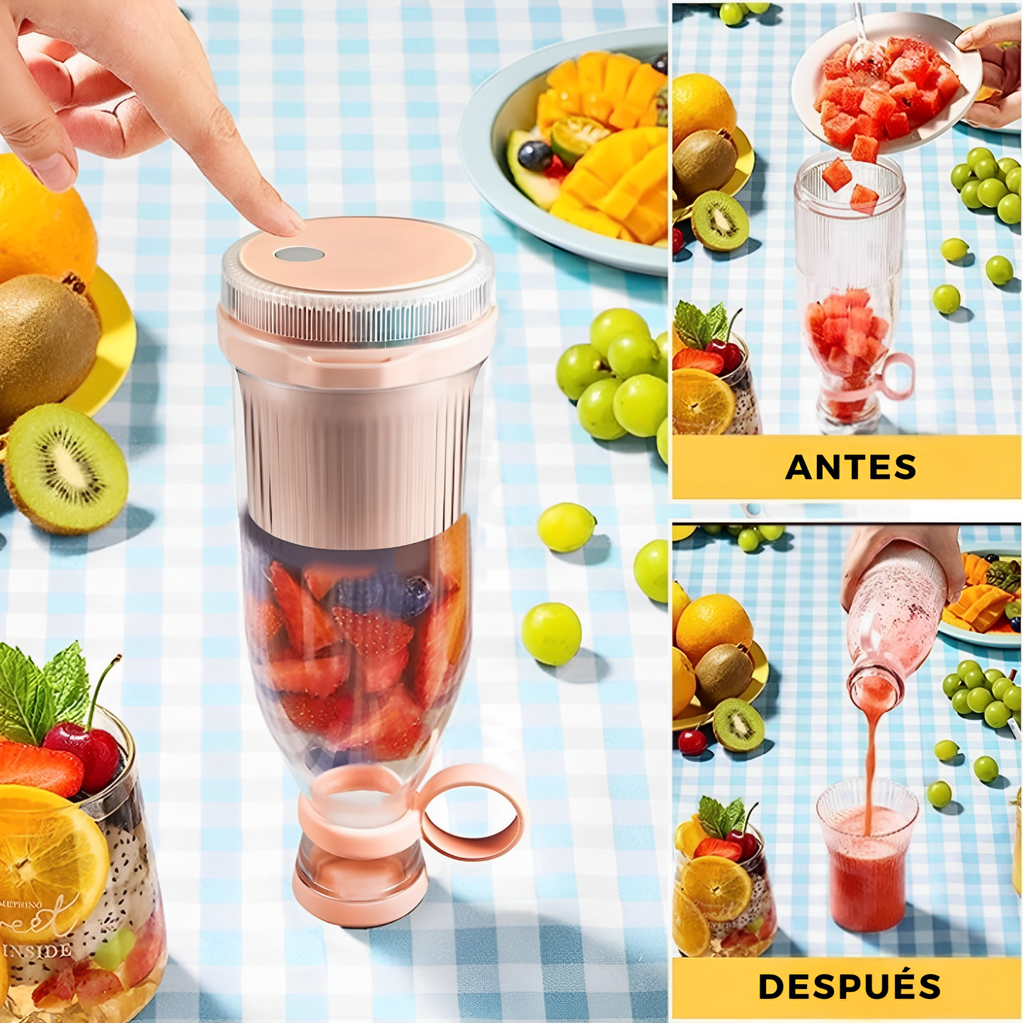 Draagbare oplaadbare miniblender